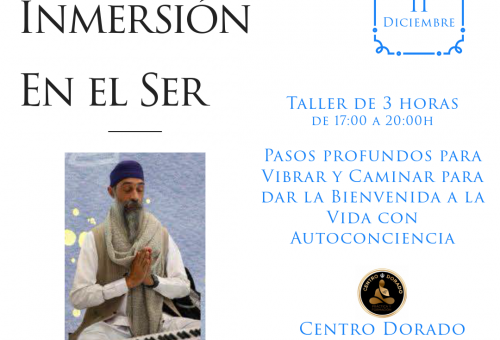 Inmersión en el Ser 11 dic 24 17:00h